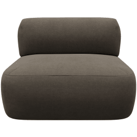 Beckett Muse Mink Sofa Module Armless