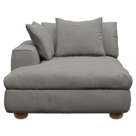Tully Isla Soft Grey Chaise Left Arm Facing Module