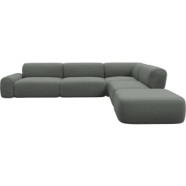 Beckett Tribute Storm Modular Sofa - 6 Piece