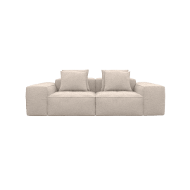 Riley Boucle Pumice 2 Seater Modular Sofa