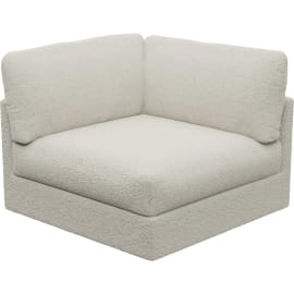 Finley Boucle Ivory Corner Sofa Chair Module