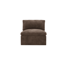 Retreat Muse Chocolate Armless Sofa Module