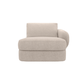 Esme Boucle Pumice Right Arm Facing Chaise Module