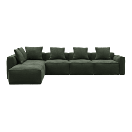 Riley Apt Muse Forest Sofa - 6 Seater LAF Terminal