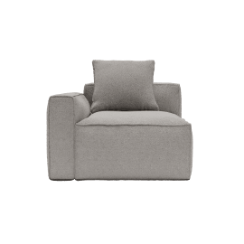 Riley Apt Boucle Pumice Left Arm Facing Chair Module