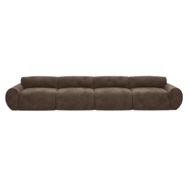 Malmo Muse Chocolate Sofa - 4 Seater