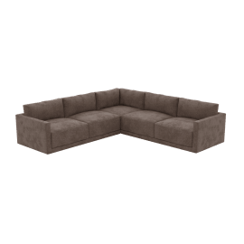 Haven Muse Mink Modular Sofa - 7 Seater