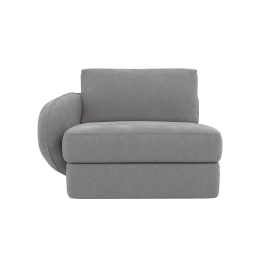 Esme View Steel Left Arm Facing Chair Module
