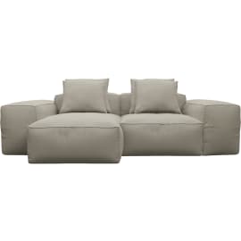 Riley Plaza Natural Modular Sofa - 2 Seater Chaise