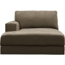 Monica Tribute Walnut Left Arm Facing Chaise Module