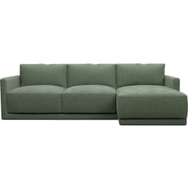 Haven Tribute Dark Jade Chaise 3 Seater - Right Facing