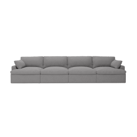 Retreat View Steel Modular Sofa - 4 Piece