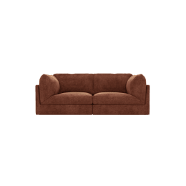 Finley Muse Rust Modular Sofa - 2 Seater