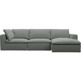 Cloud Deep Tribute Storm Right Facing Modular Sofa - 3 Seater Chaise