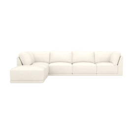 Emily Modular Sofa Boucle Ivory - 6 Piece