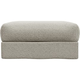 Finley Boucle Ivory Ottoman