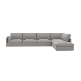 Willow Toorak Pebble Modular Sofa - 6 Seater RAF Terminal