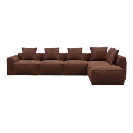 Riley Apt Muse Rust Sofa - 6 Seater RAF Terminal