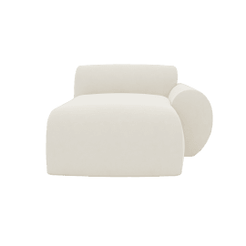 Malmo Muse Flax Chaise Right Arm Facing Sofa Module