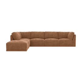 Emily Modular Sofa Tribute Chestnut - 6 Piece