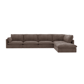 Willow Muse Mink Modular Sofa - 6 Seater RAF Terminal