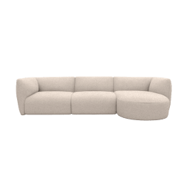 Chaise Sofa Right Facing - 3 Seater