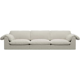 Ludlow Boucle Ivory Sofa - 3 Seater