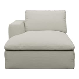 Cloud Deep Chaise Left Module California Ivory