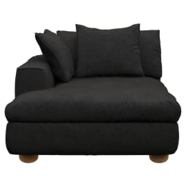 Tully California Charcoal Chaise Left Arm Facing Module