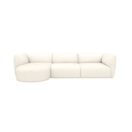 Chaise Sofa Left Facing - 3 Seater