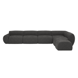 Malmo California Charcoal Sofa - 6 Seater RAF Terminal
