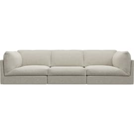 Finley Boucle Ivory Modular Sofa - 3 Seater