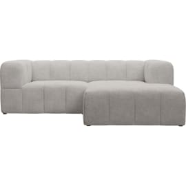 Lucello Avon Mineral Modular Sofa with Ottoman - 3 Piece