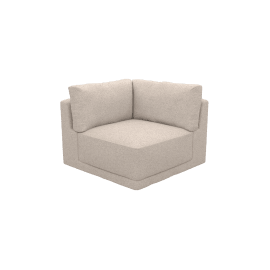 Haven Boucle Pumice Corner Sofa Module