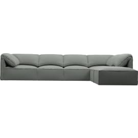 Kai Tribute Storm Modular Sofa - 5 Seater and Ottoman