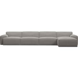 Copenhagen Boucle Pumice Sofa - 4 Seater RAF Chaise