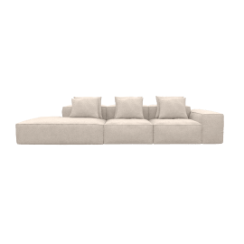 Riley Noa Desert 4 Seater Terminal Left Modular Sofa