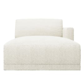 Haven Boucle Ivory Right Arm Facing Chaise Module