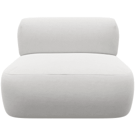 Beckett Muse Frost Sofa Module Armless