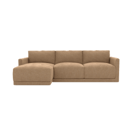 Haven Avon Honey 3 Seater Chaise Sofa Left Facing