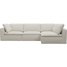 Cloud Deep Toorak Pearl Modular Sofa - 4 Piece