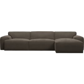 Copenhagen Muse Mink Right Arm Facing Chaise Sofa