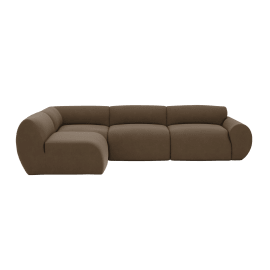 Malmo Blaze Mocha Sofa - 4 Seater LAF Terminal