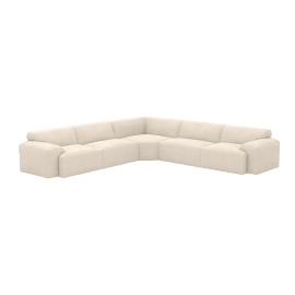 Wedge Corner Sofa - 5 Seater