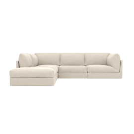 Finley Muse Flax Modular Sofa - 5 Seater LAF Terminal