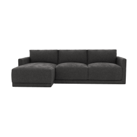 Haven Apt California Charcoal Chaise Left Facing Sofa