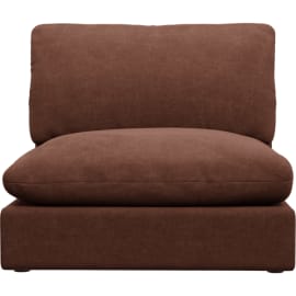 Ludlow Muse Rust Armless Sofa Chair Module