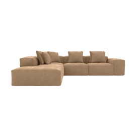 Riley Avon Honey 5 Seater Terminal Left Corner Modular Sofa