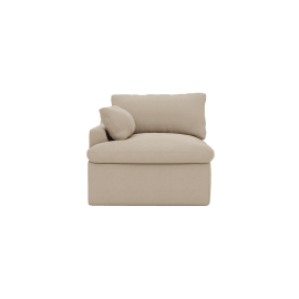 Retreat Blaze Latte 1 Seat Left Arm Facing Sofa Module