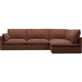Willow Muse Rust Corner Sofa - 4 Seater RAF Terminal
